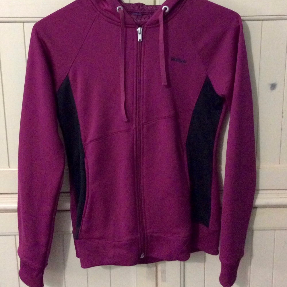 Reebok Purple Zip-Up Hoodie - Picture 5 of 6